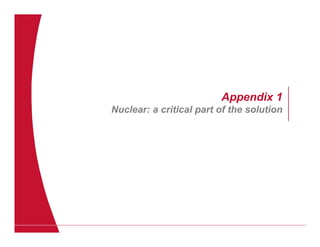 Appendix 1
Nuclear: a critical part of the solution
 