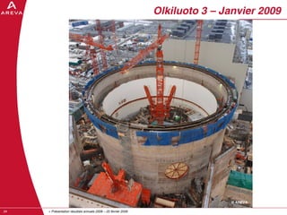 AREVA, resultats annuels 2008