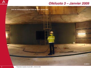 AREVA, resultats annuels 2008