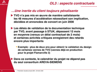 AREVA, resultats annuels 2008