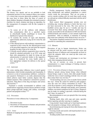 A Review Article On Swine Flu | PDF