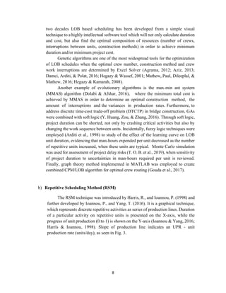 A review of advanced linear repetitive scheduling methods and ...