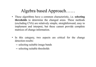 A review of change detection techniques | PDF