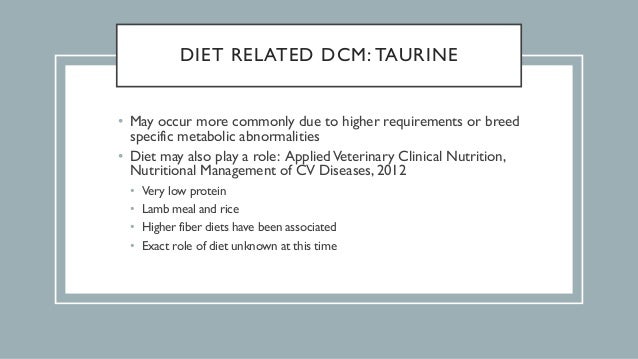 diet related dcm