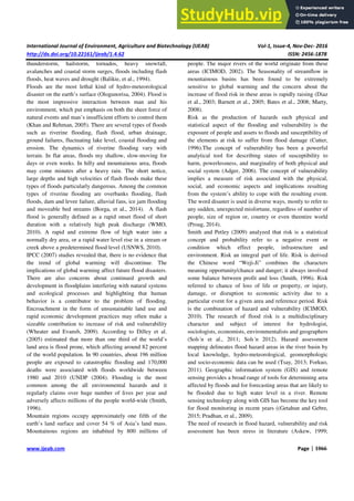 A Review Of Flood Risk Assessment | PDF