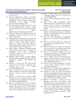 A Review Of Flood Risk Assessment Pdf