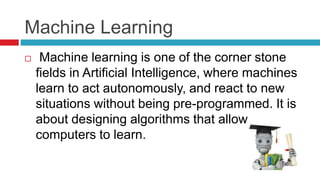 A review of machine learning based anomaly detection | PPTX