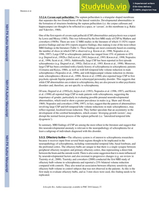 A Review Of MRI Findings In Schizophrenia | PDF