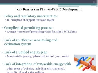 A review of of renewable energy laws lessons for thailand | PDF