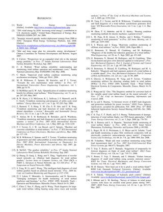 A review of recent advances in wind turbine condition monitoring and ...