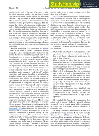 Control Narrative Example Pdf A Review Of The Literature On Control And Accountability | PDF