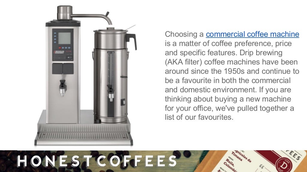 A review of the top commercial filter coffee machines of 2015