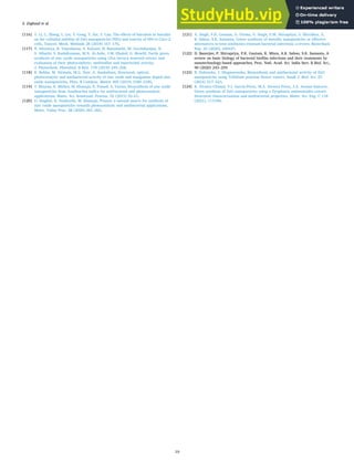 A review on biogenic green synthesis of ZnO nanoparticles by plant ...