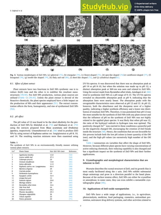 A review on biogenic green synthesis of ZnO nanoparticles by plant ...