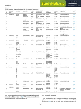 A review on biogenic green synthesis of ZnO nanoparticles by plant ...