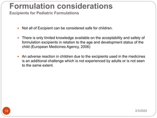 A Review on Current Solid Oral Pediatrics Dosage Forms.pptx