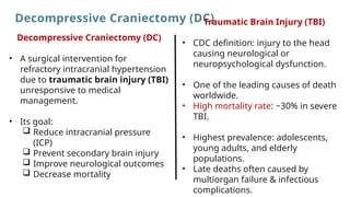 A Review on Decompressive Craniectomy for Traumatic Brain Injury the ...