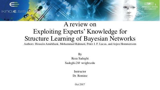 A Review On Exploiting Experts Knowledge For Structure