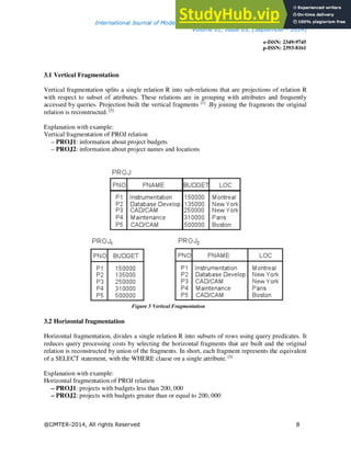 A Review On Fragmentation Techniques In Distributed Database | PDF ...