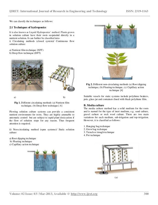 A Review On Plant Without Soil Hydroponics