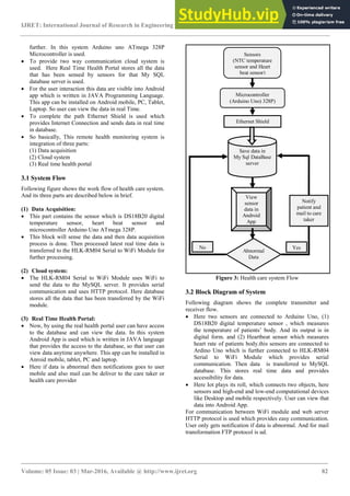 A REVIEW PAPER ON SMART HEALTH CARE SYSTEM USING INTERNET OF THINGS | PDF