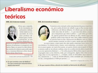 Liberalismo económico
teóricos
 