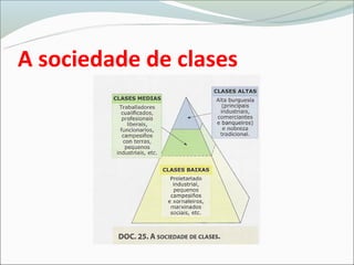 A sociedade de clases
 