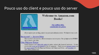 Pouco uso do client e pouco uso do server
1995
 