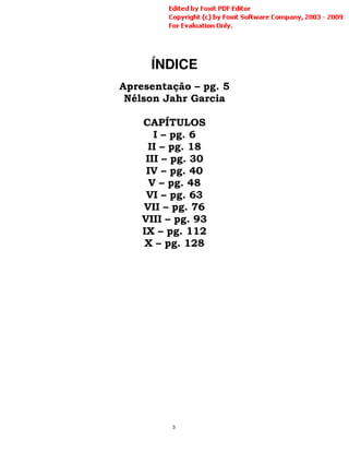 3
ÍNDICE
! "
!! #$
!!! %&
!' (&
' ($
'! "%
'!! )"
'!!! *%
!+ ##,
+ #,$
 