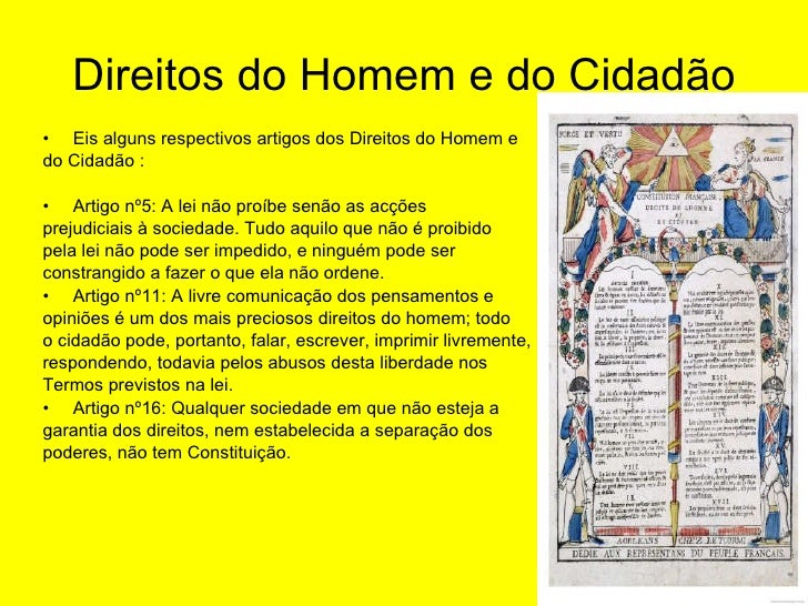Revolução Francesa Direitos Do Homem E Do Cidadão