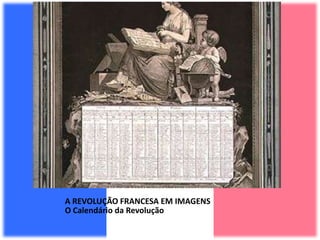 A REVOLUÇÃO FRANCESA EM IMAGENS
O Calendário da Revolução
 