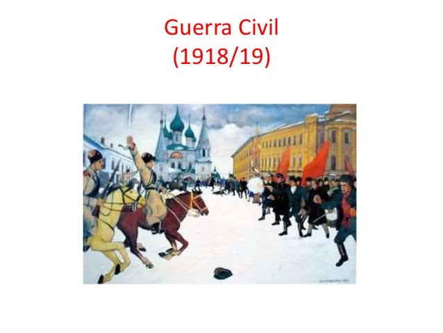 BRANCOS X VERMELHOS
Ligados à monarquia bolcheviques que
russa e com apoio de resistiram e
países como Inglaterra, mantive...
