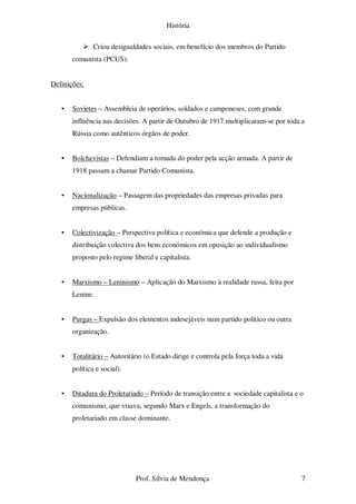 A RevoluçãO SoviéTica