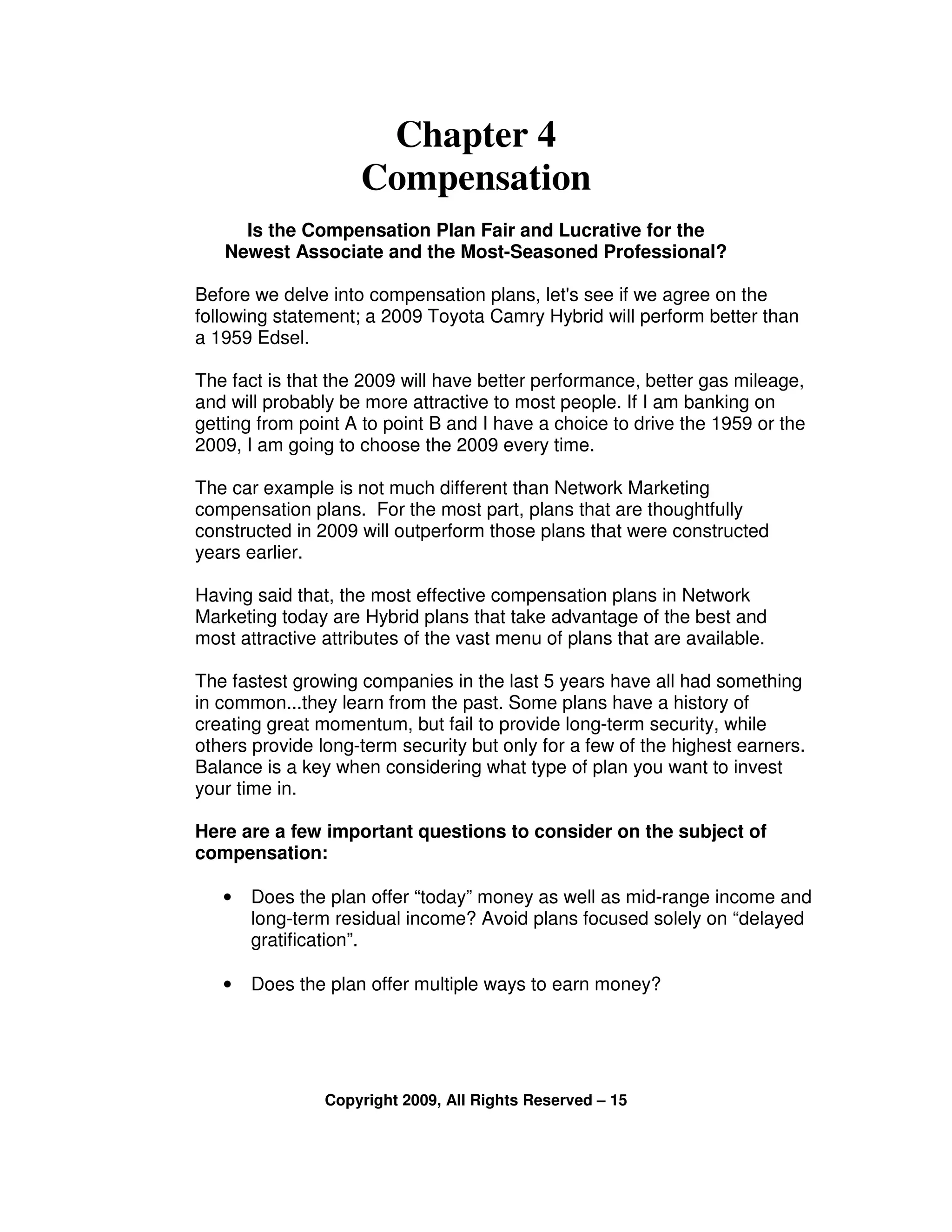 A Revolution In Network Marketing