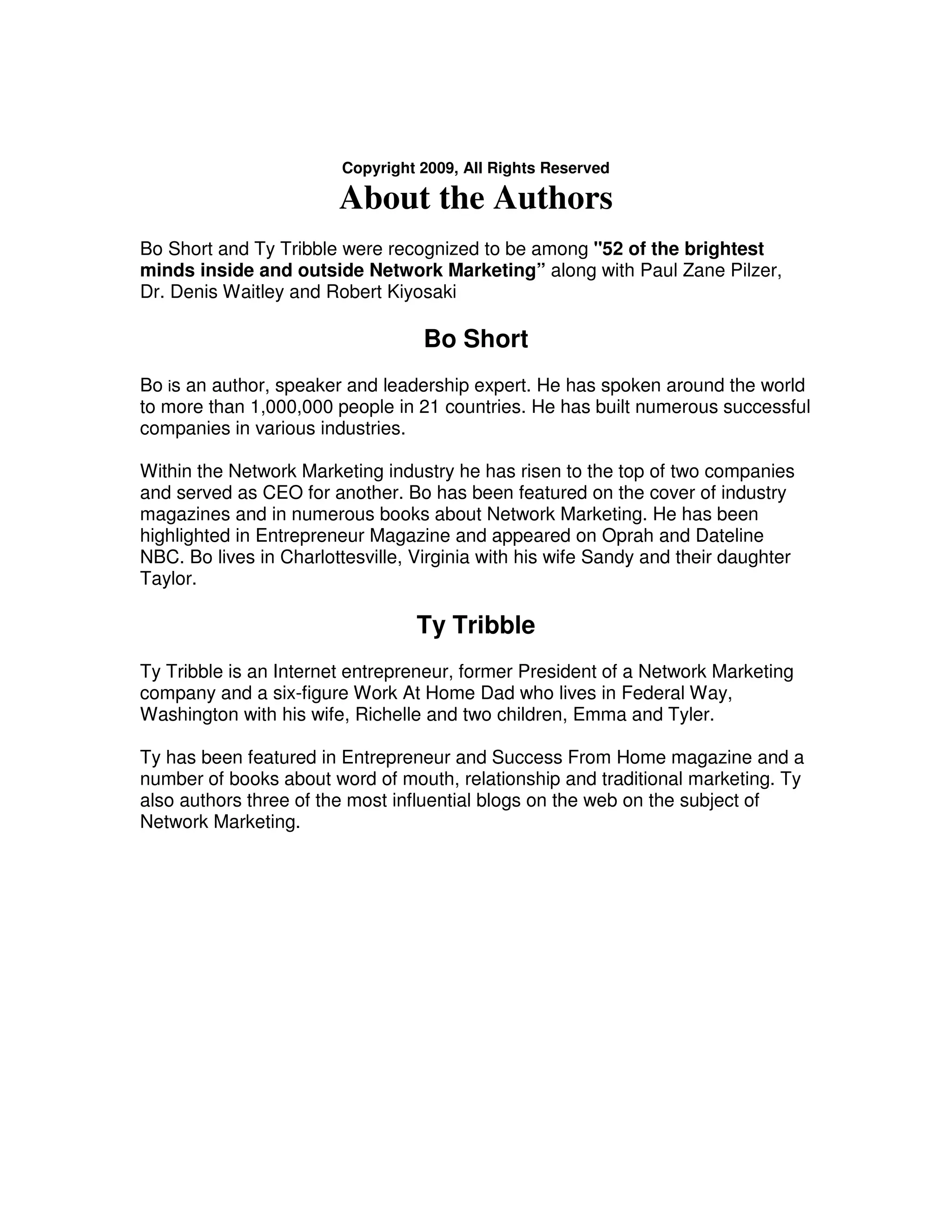 A Revolution In Network Marketing