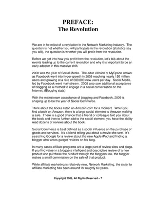 A Revolution In Network Marketing