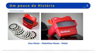 +
+
_ XU m p o u c o d e H i s t ó r i a
+
+
E s t e r e o sc ó p i o
View Master - MattelView Master - Mattel
 
