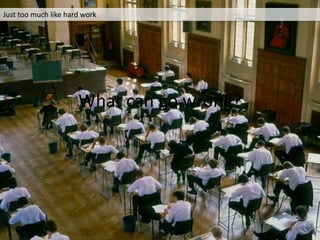 What can go wrong?
Just too much like hard work
 