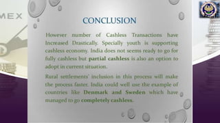 Are we ready for a cashless economy | PPTX