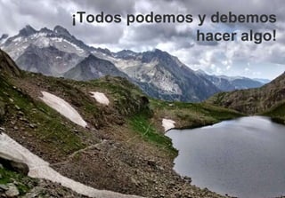 ¡Todos podemos y debemos
hacer algo!