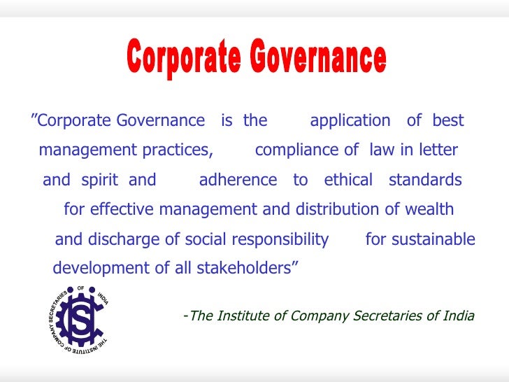 governance letter management corporate For Ready Opportunities Unlimited We Are