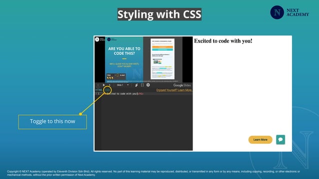 HTML CSS Coding Fundamentals Exercise | PPT