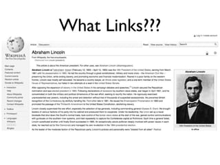 What Links???
 