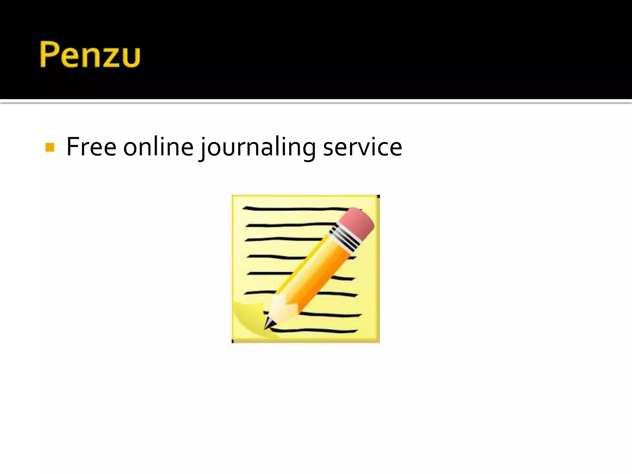    Free online journaling service
 