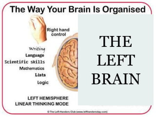 THE
 LEFT
BRAIN
 