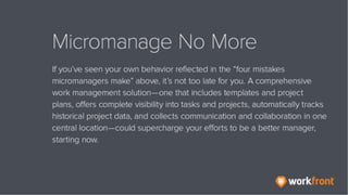 Are You a Micromanager?