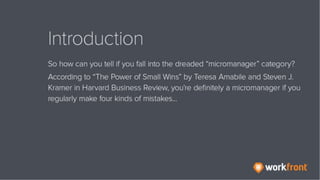 Are You a Micromanager?