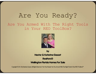 Are you armed with the right tools in your reo too