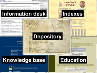 IndexesInformation desk
Knowledge base Education
Depository
 