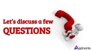 Let’s discuss a few
QUESTIONS
 